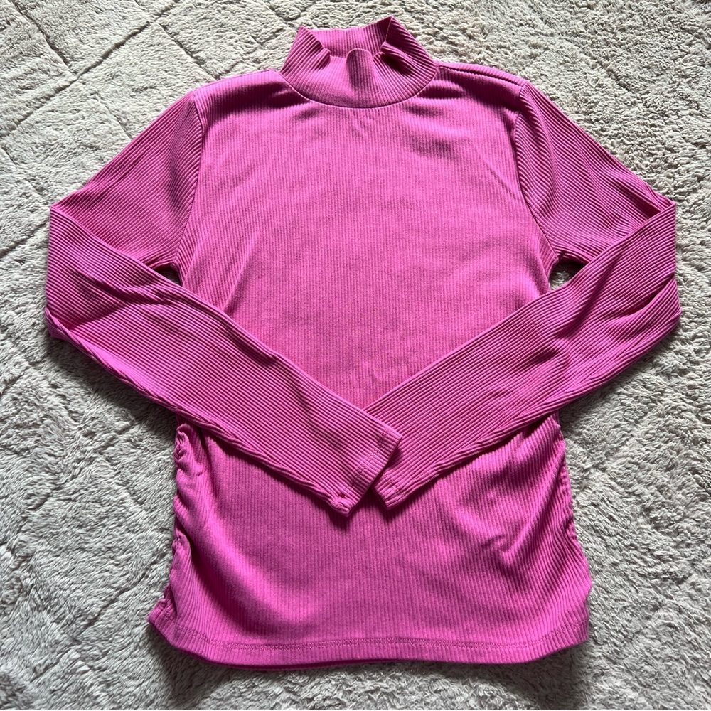 J. Crew Cotton Blend Turtleneck Sweater Preppy Minimalist Capsule Cottage Sz M